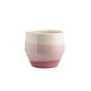 Ceramic pot Mallow rosa/white 9x11 cm Pots & Co 2Have